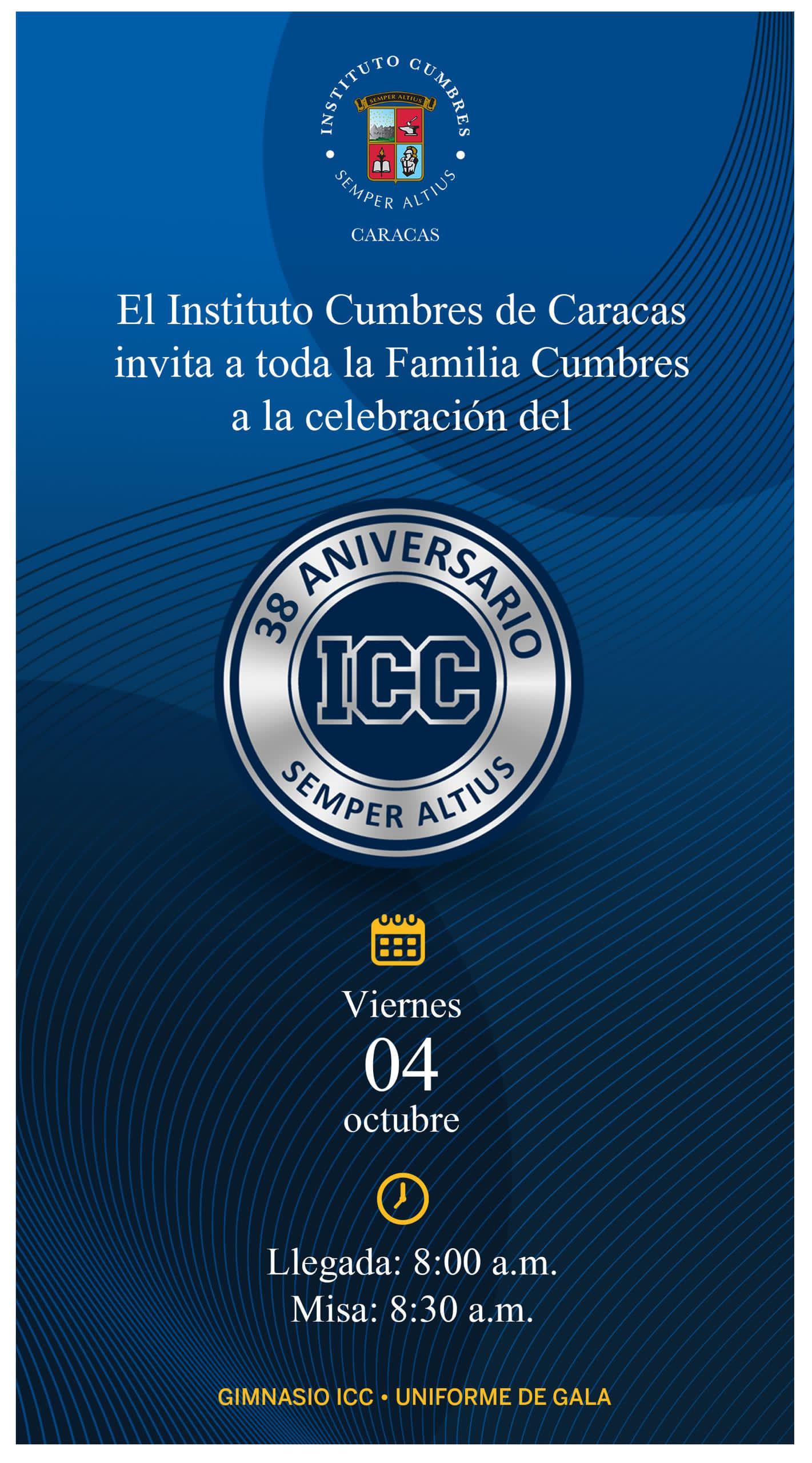 38 aniversario icc